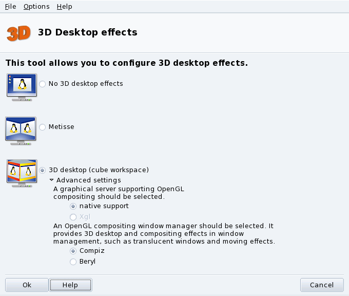 Activating 3D Desktop Effects