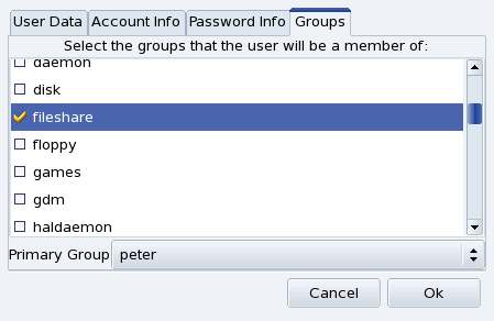 Adding Users to a Group