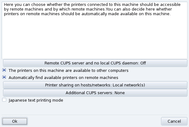CUPS Printer Server Configuration