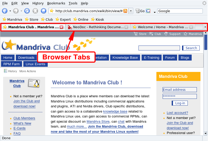 Tabbed Browsing with Firefox