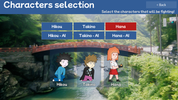 Character selection