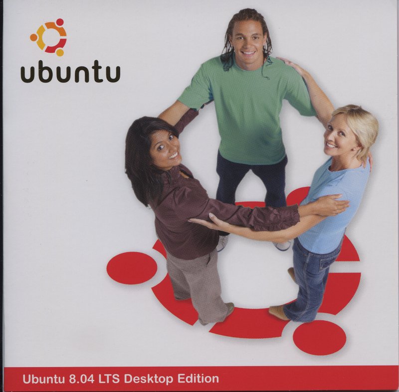 Jacquette du CD Ubuntu 8.04