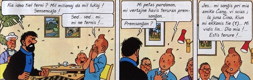 Strip cauchemar, Tintin au Tibet, Casterman