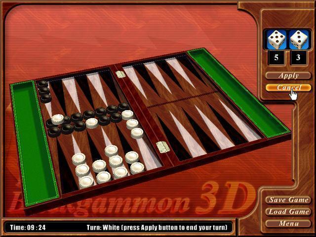 [Real Backgammon 3D (to play with wine)]