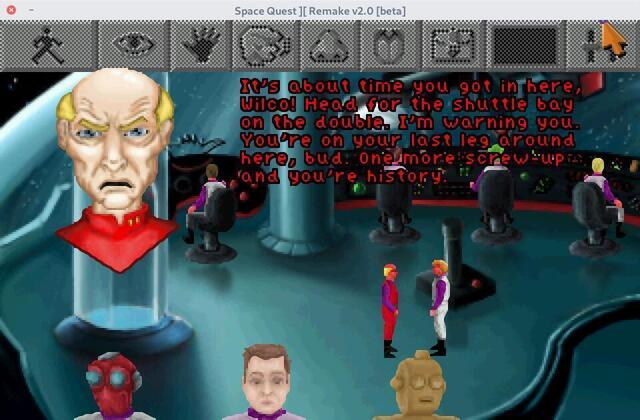 [Space Quest II: Roger Wilco in Vohaul's Revenge (with ScummVM engine)]