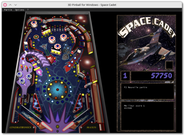 [Space Cadet Pinball (with SpaceCadetPinball engine)]